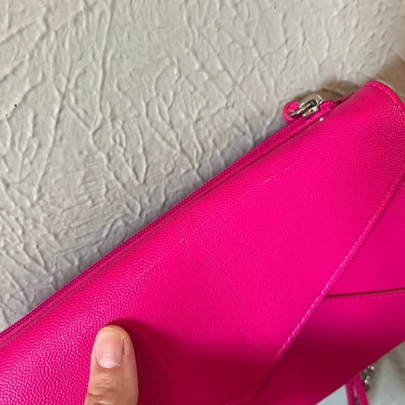 Rebecca Minkoff bright pink crossbody envelope bag - Picture 7 of 12